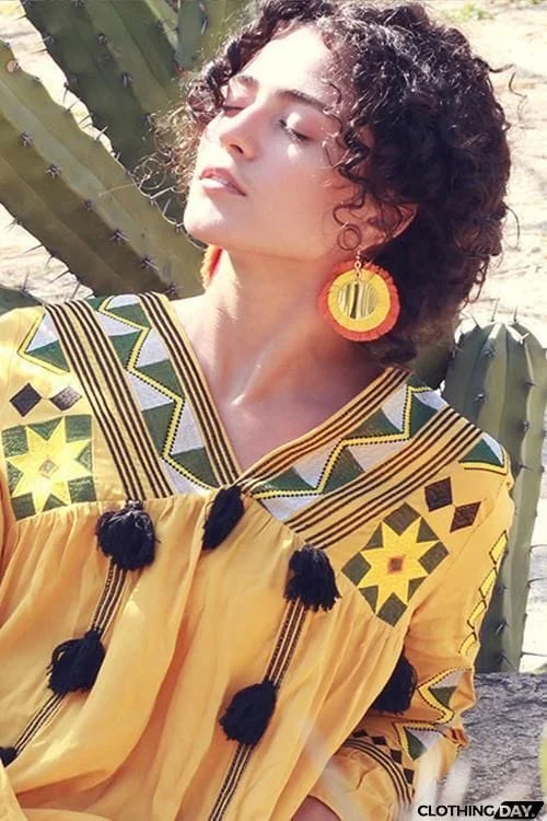 Sun Tassels Earring