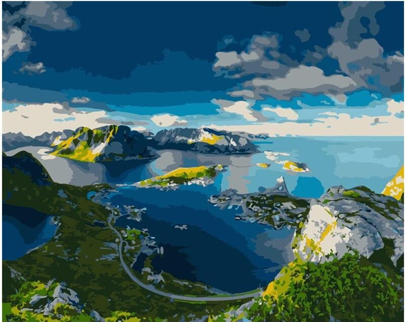 

Norwegian Ocean – Paint By Numbers - 40*50CM, 501 Original