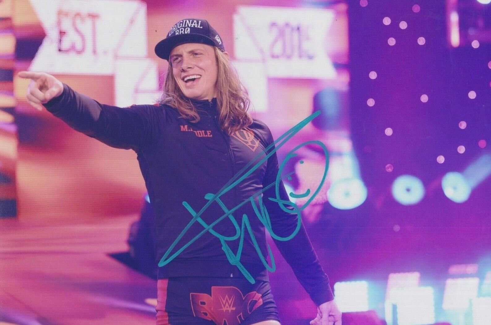 Matt Riddle (WWE) **HAND SIGNED** 8x12 Photo Poster painting ~ AUTOGRAPHED