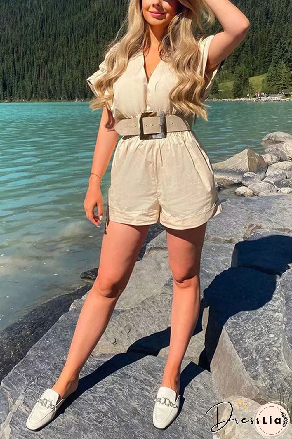 Any Occasion V Neck Bat Romper