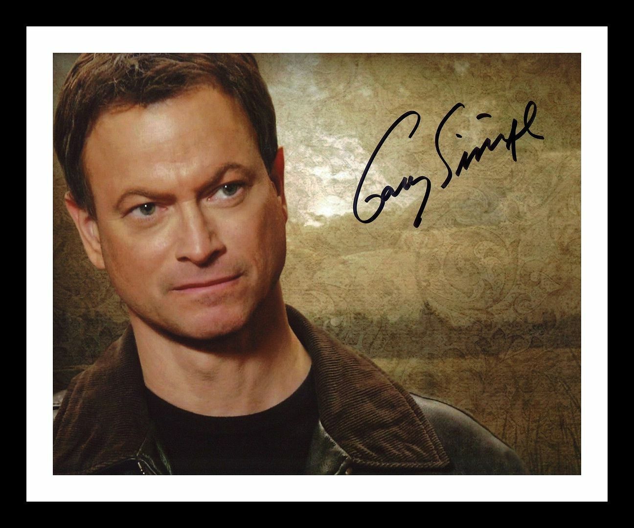 Gary Sinse Autographed Signed & Framed Photo Poster painting