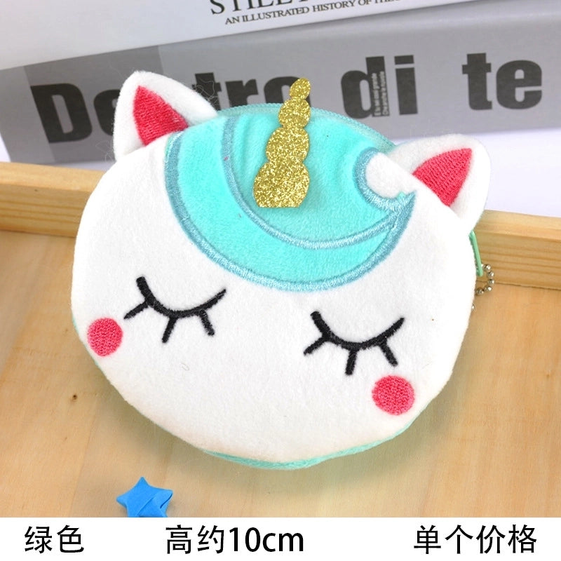 Cute Creative Cartoon Shape Plush Change Purse