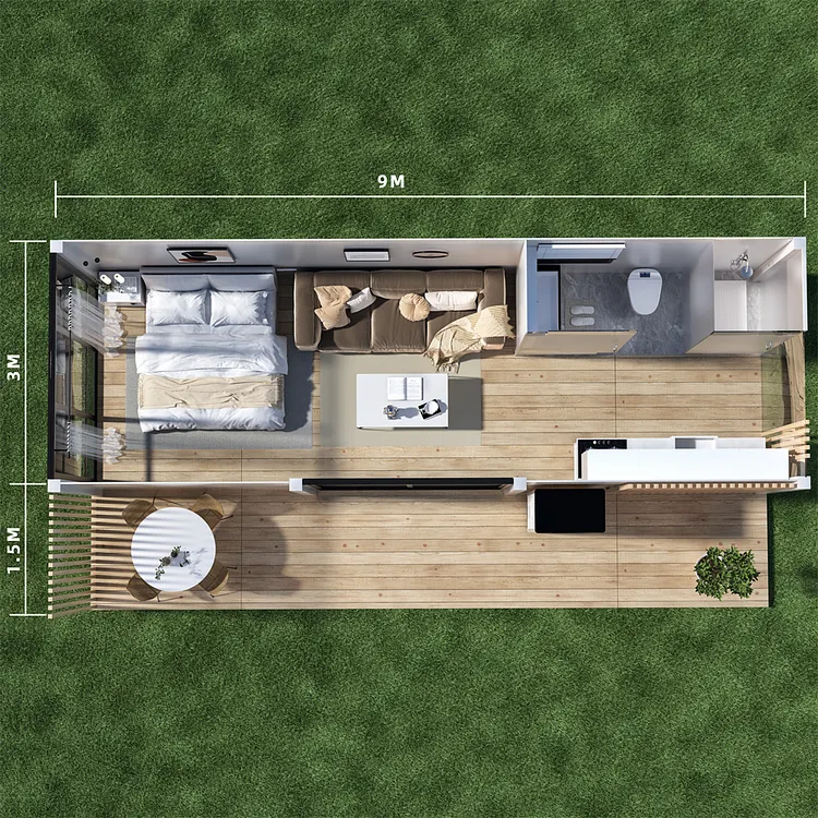Image showcasing Zero Carbon House Solar Energy System Off-grid Living Solutions