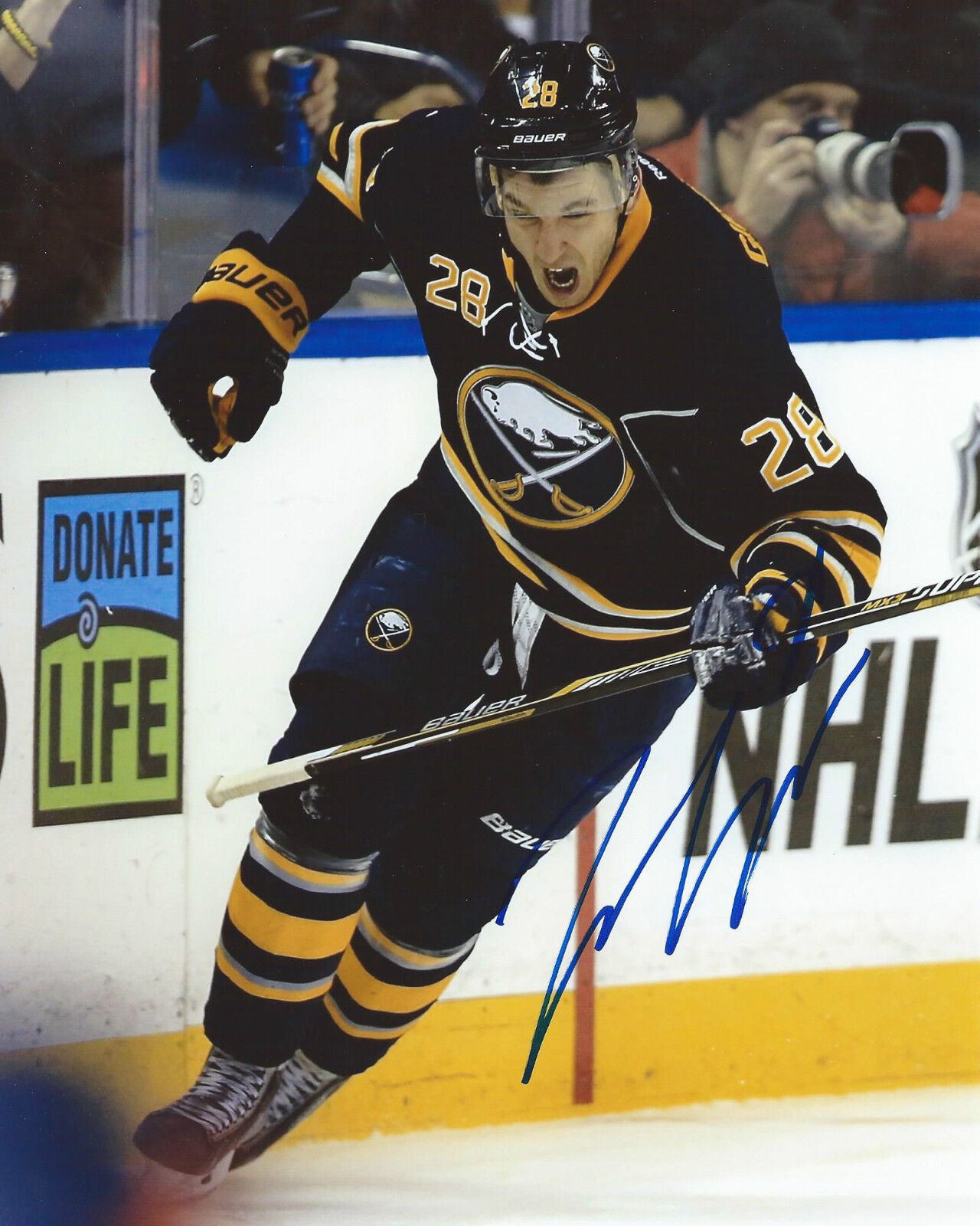 Zemgus Girgensons Signed 8x10 Photo Poster painting Buffalo Sabres Autographed COA