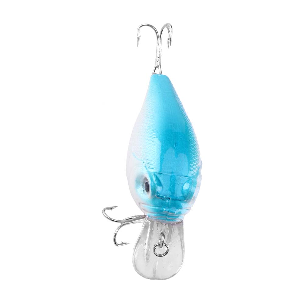 

Floating Minnow Fishing Lure Hard Artificial 3D Eyes Fishing Crank Bait167391, Blue, 501 Original