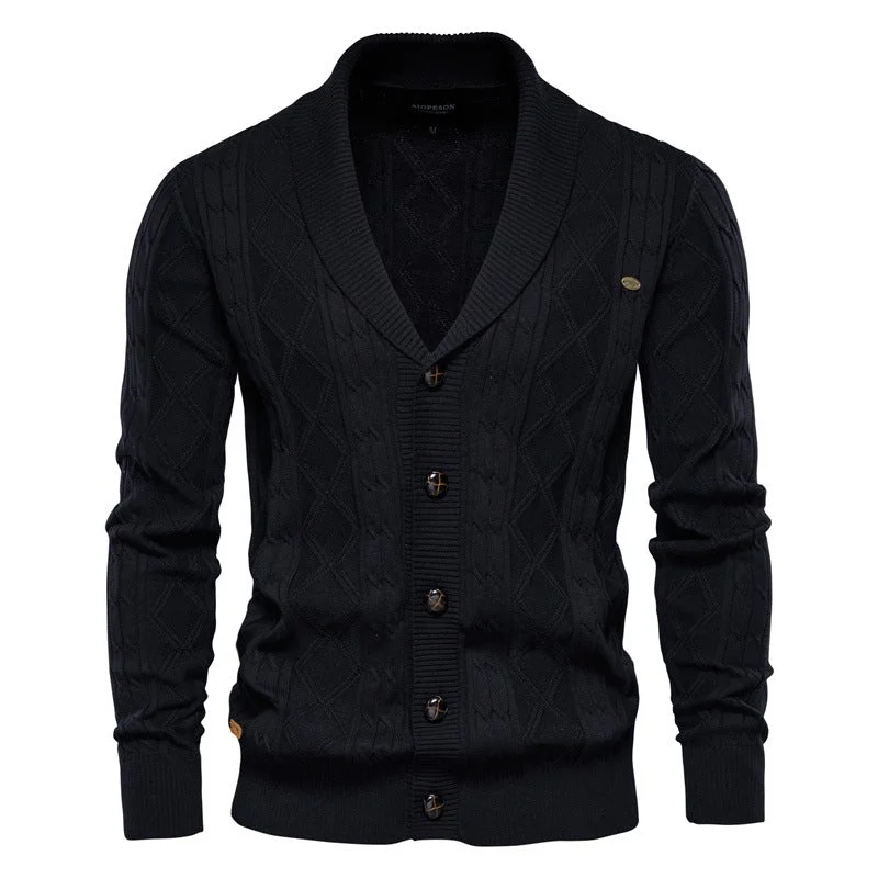 Winter Knitted Cardigan Jacket For Men