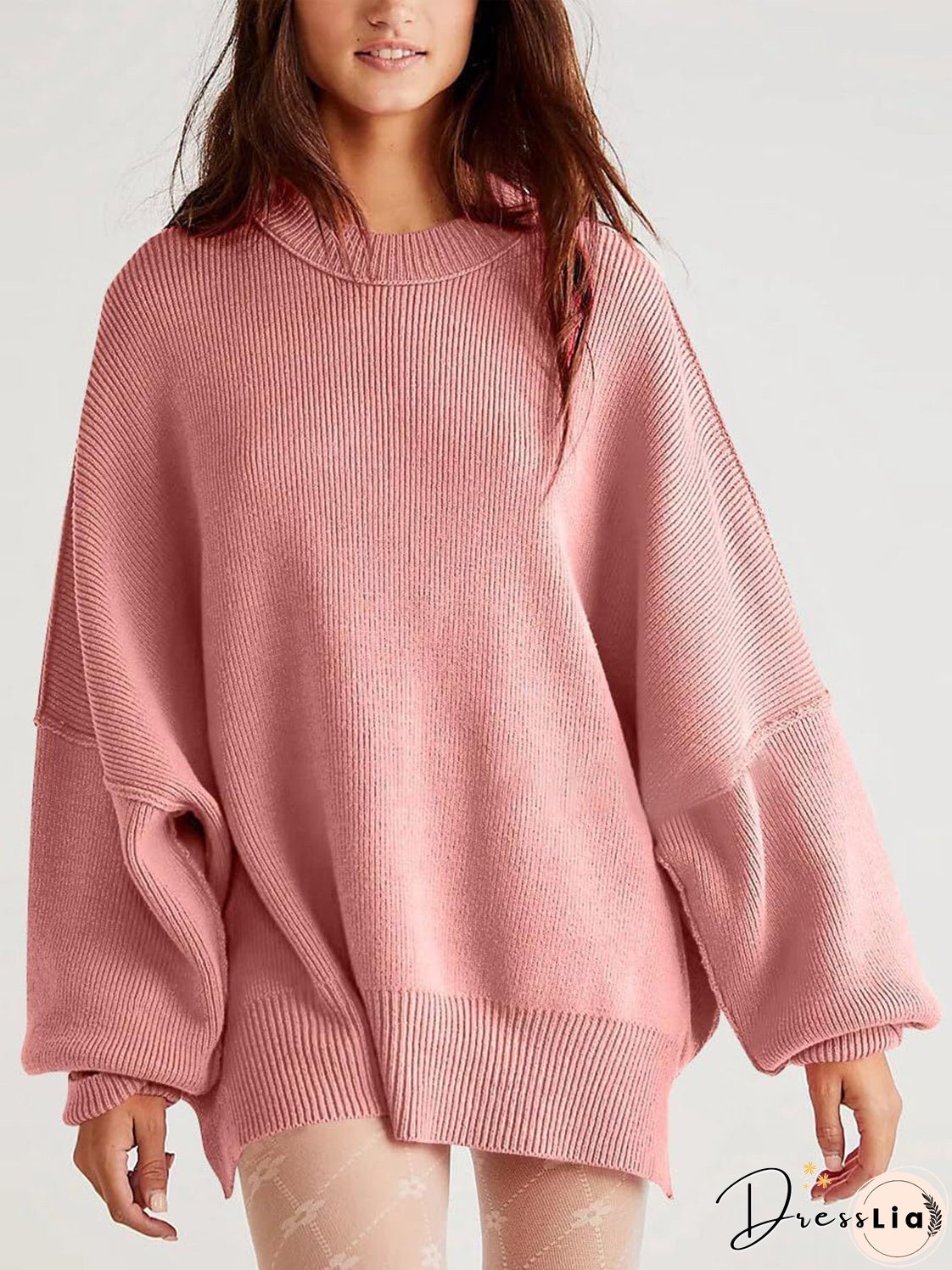 Round Neck Long Sleeve Sweater