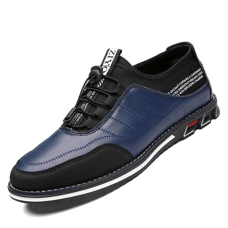 Colourp Brand Men Casual Shoes High Quality Leather Men's Shoes Comfortable Breathable Boat shoes Men Business Shoes Zapatillas Hombre