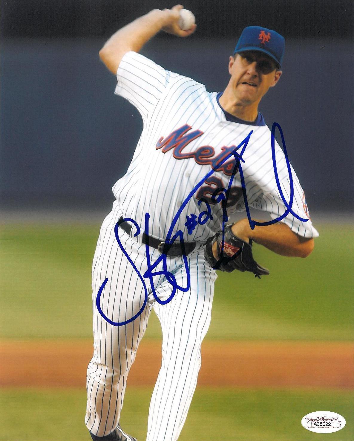 Steve Trachsel Signed New York Mets Autographed 8x10 Photo Poster painting (JSA) #A38622