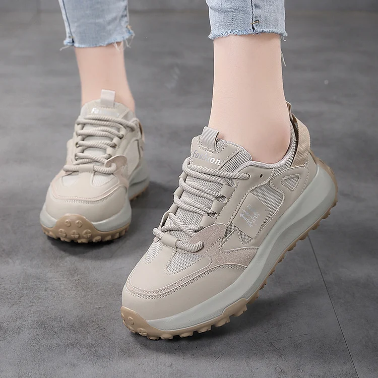 Ergonomic Lace-up Shoes for Women with Soft Soles  Stunahome.com