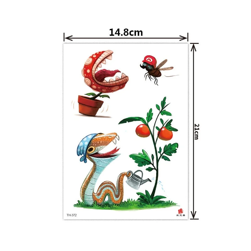 Flower arm tattoo stickers half arm tattoo stickers flower creative tattoo stickers waterproof and durable