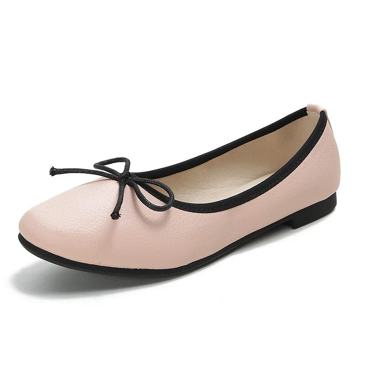 Microfiber Leather Ballet Flats shopify Stunahome.com