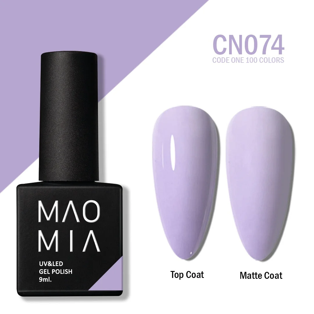 MAOMIA CODE ONE Gel Polish 100 Colors Soak Off UV/LED 9ML Professional Salon Nail Paint Semi Permanent Manicure