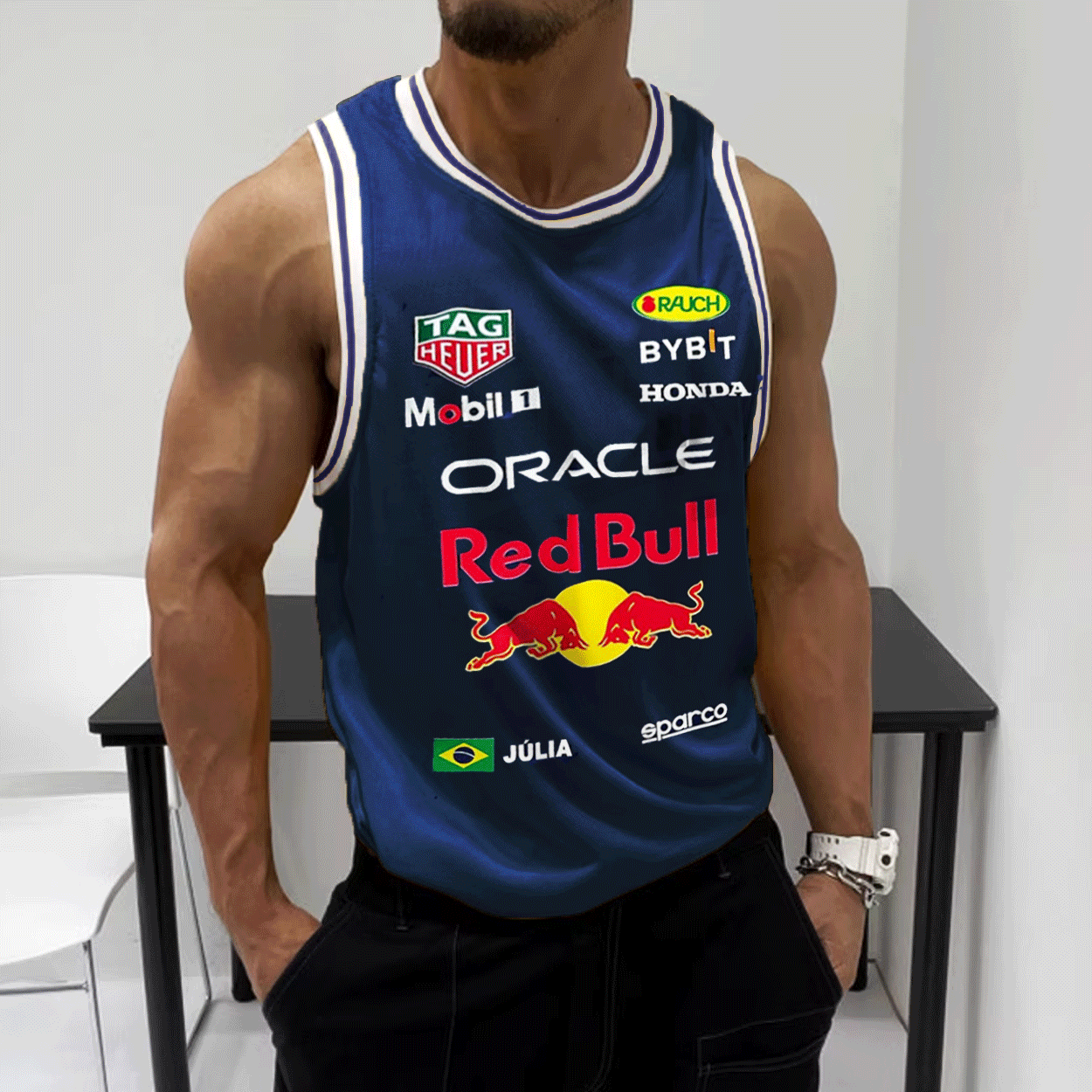 Men's Racing Team Casual Tank / TECHWEAR CLUB / Techwear