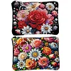 2pcs DIY Diamond Art Diamond Dot Card Pack Diamond Painting Pouch (Gemstone Flower)