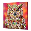 DIY Pearl Painting Owl for Home Wall Decor with Frame(25x25cm)