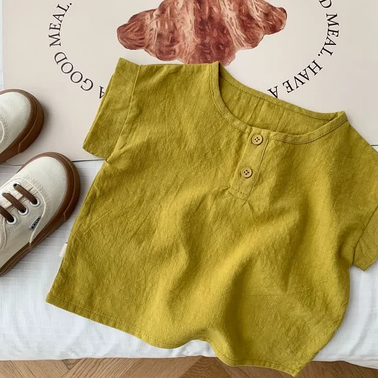 Baby Toddler Casual Crew Neck T-Shirt