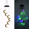 Moon Wind Chime Lamps Windbell Pendant Light LED Hanging Home Garden Decor