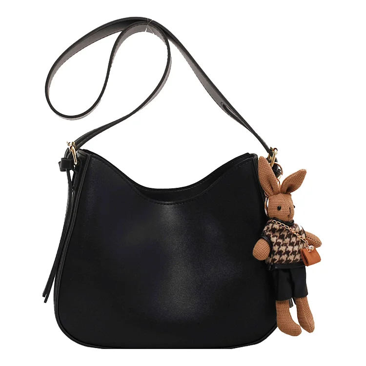 PU Crossbody Bag Adjustable Shoulder Strap Female Shoulder Bag for Daily Leisure
