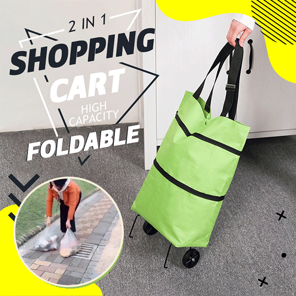 ?Hot Sale?2 In 1 Foldable Shopping Cart（50% OFF）