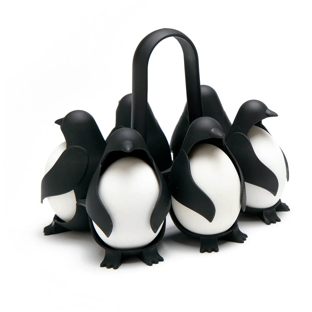 Musedesire Egguins 3-in-1 Cook, Serve and Store Egg Holder