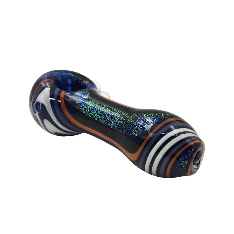 Blue Pyrex Illadelph Spoon Hookah Smoking Glass Pipe