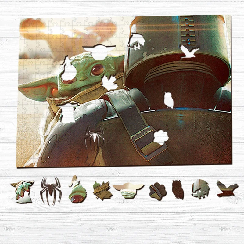 Jeffpuzzle™-JEFFPUZZLE™ Baby Yoda Wooden Puzzle