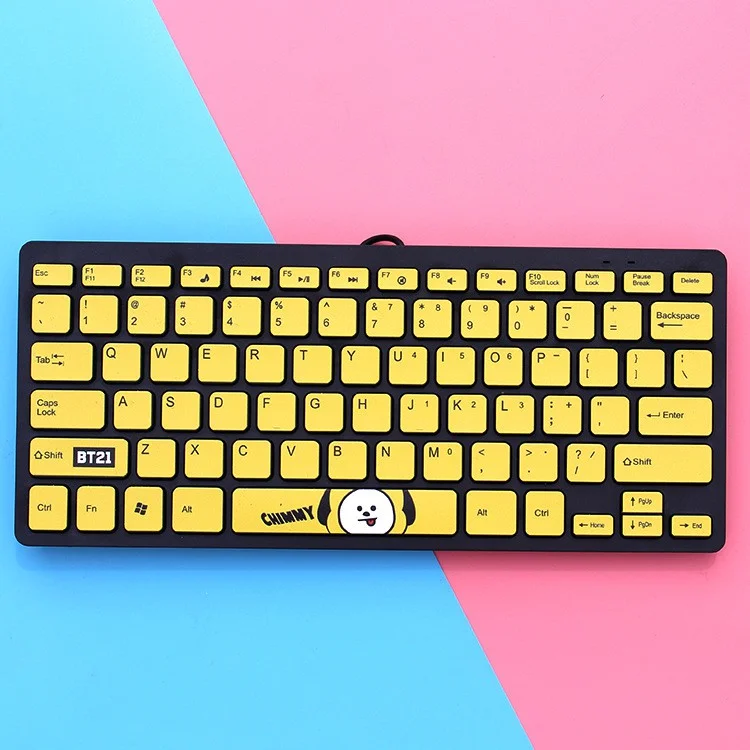 BT21 Cute Wired Keyboard