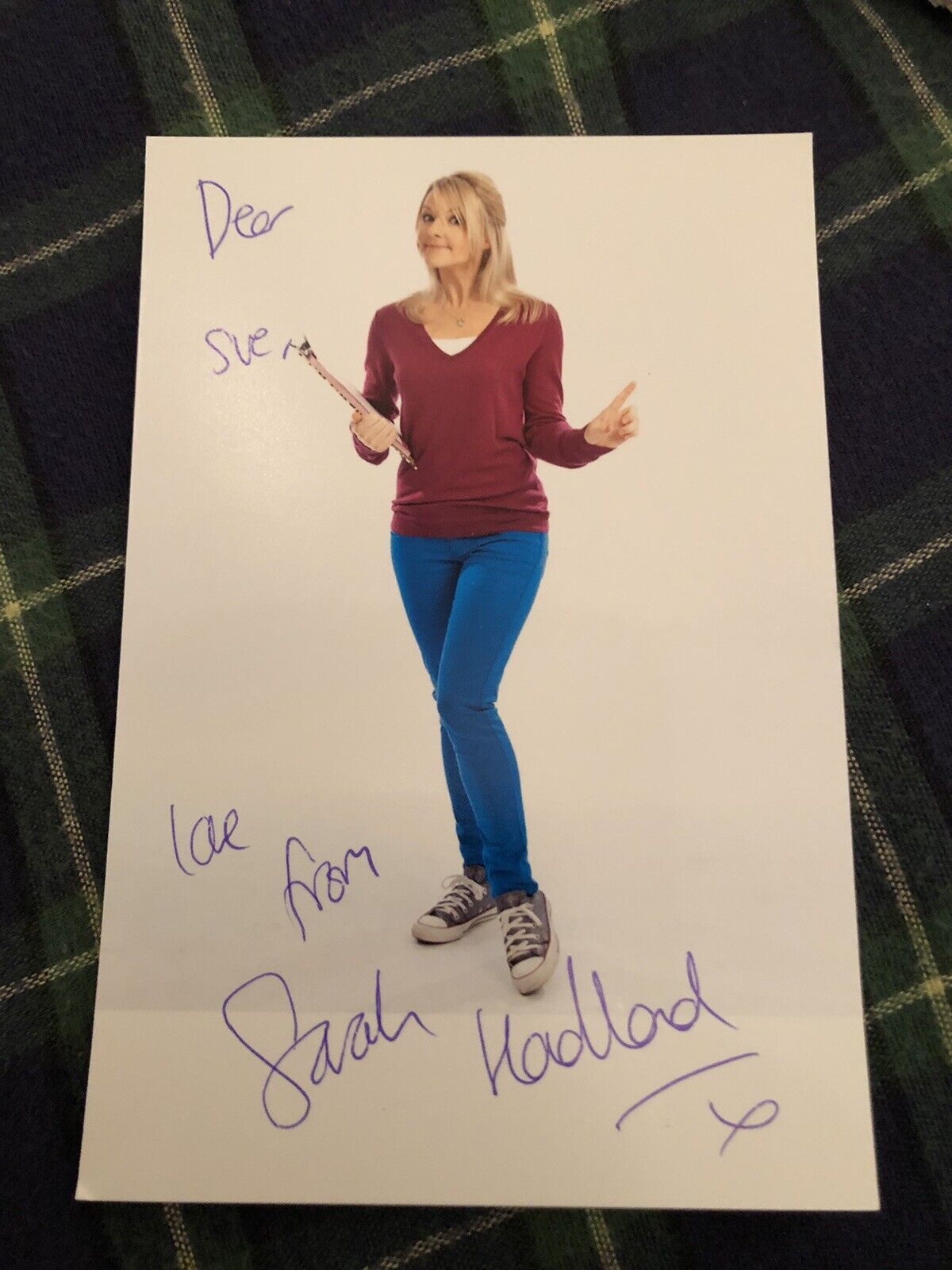 SARAH HADLAND (MIRANDA) SIGNED Photo Poster painting