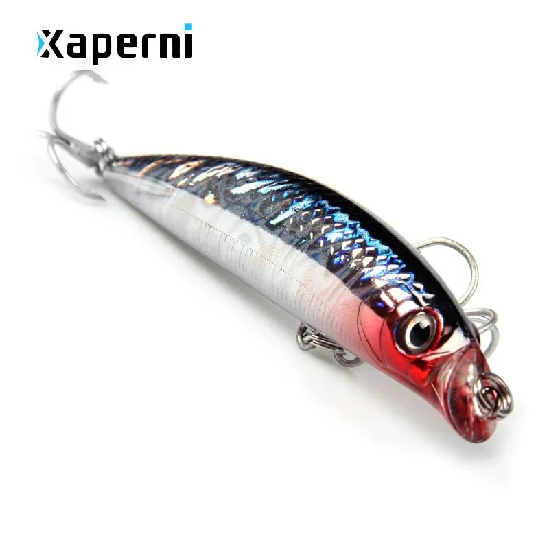 Hot model,5pcs/lot,mixed colors,A+ fishing lures,Xaperni suspending minnow,90mm&10g,magnet system,dive 0.5m,free shipping
