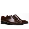 Premium Men's Wholecut Oxford Shoes - Leather Sole