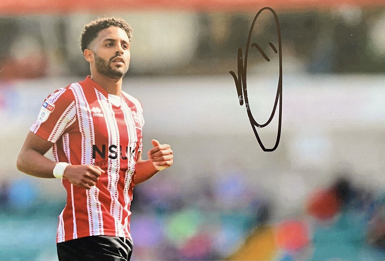 Bruno Andrade Genuine Hand Signed Lincoln City 6X4 Photo Poster painting 2