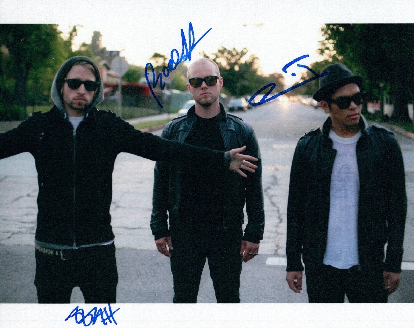 THE GLITCH MOB Signed Autographed 8x10 Photo Poster painting Full Group EDM COA VD