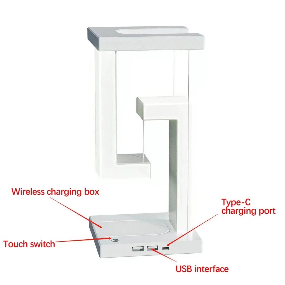 Suspended Table Lamp LED  Mobile Phone Wireless Charger