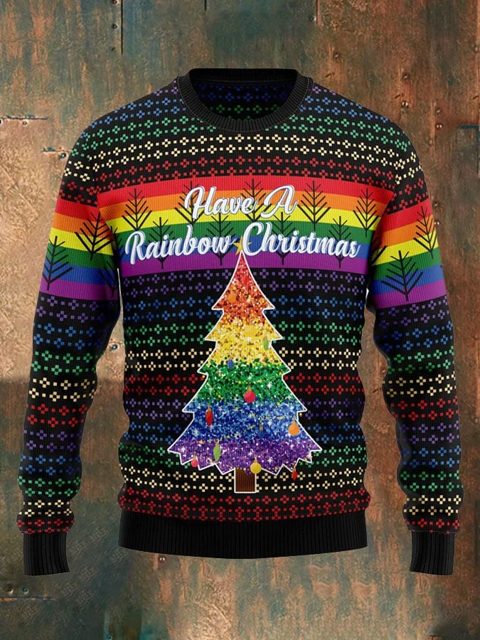 Comstylish Men's Casual Christmas Printed Long Sleeve Sweatshirt