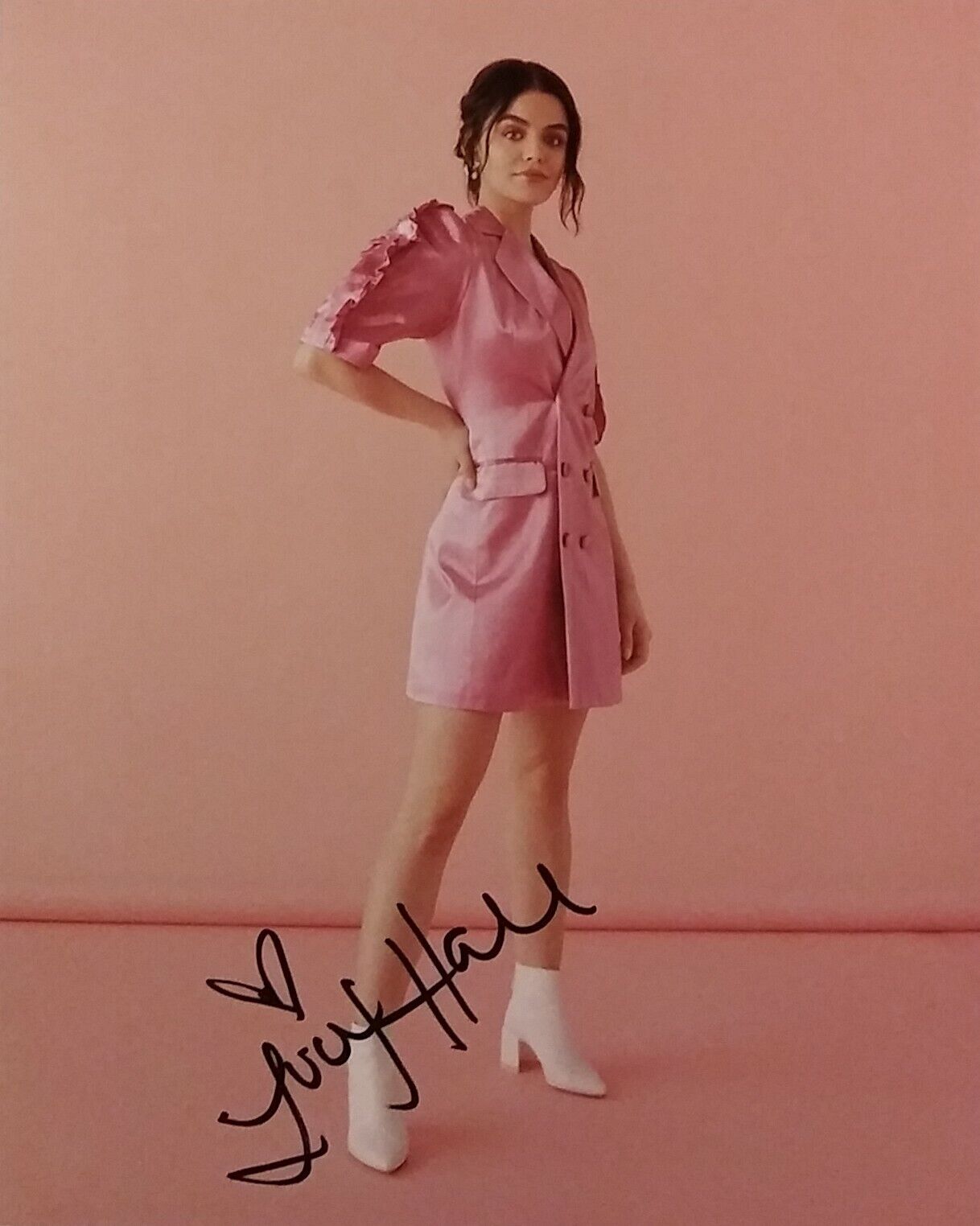 Lucy Hale signed 8 x 10