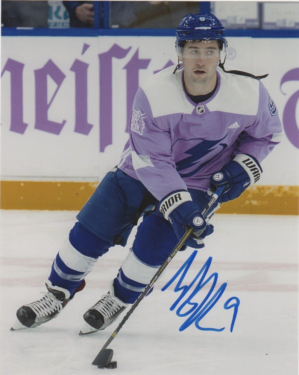 Tampa Bay Lightning Tyler Johnson Signed Autographed 8x10 NHL Photo Poster painting COA #11