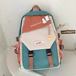 Vintage Girl Student Backpack