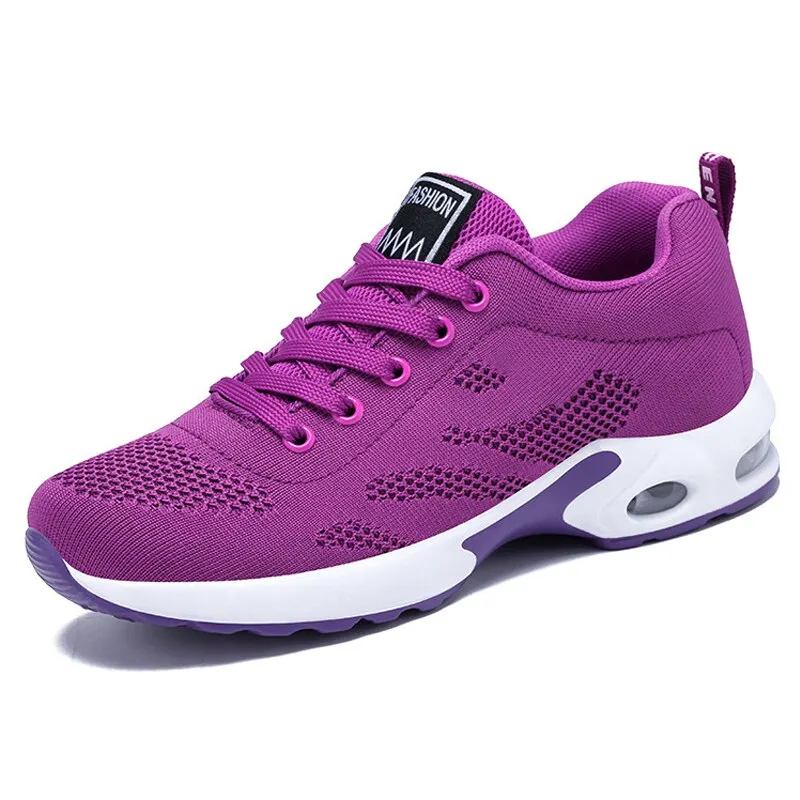 Women Casual Shoes Fashion Breathable Walking Mesh Flat Shoes Woman Platform Sneakers Women 2022 Tenis Feminino Female Shoes