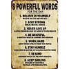 8 Powerful Words - Vintage Metal Signs - 20*30cm/30*40cm - Warning