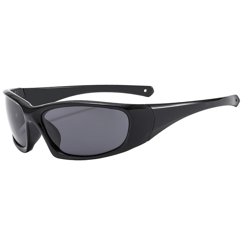 Basic Minimalist Sports Geometric Ac Special-Shaped Mirror Full Frame Women's Sunglasses