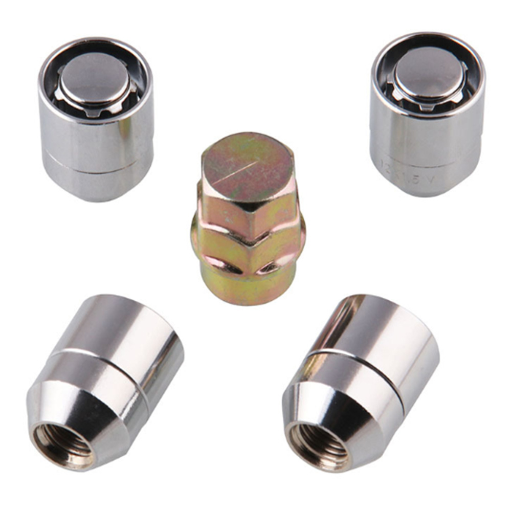 

4pcs M12x1.5 Lug Nuts 12mmx1.5 Anti Theft Wheel Nuts + Key Universal Chrome, 501 Original