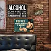 2PCS bi&egrave;re - Ensemble de panneaux en m&eacute;tal(20*30cm/30*40cm)