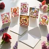 6PCS DIY Diamond Art Greeting Cards Xmas Gingerbread Man Congratulations Cards