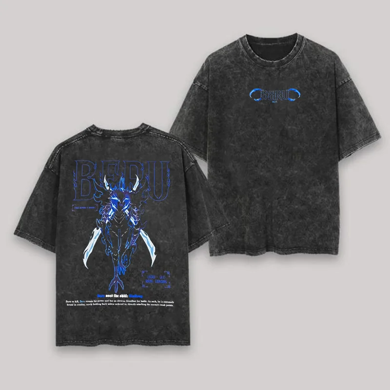 Beru Solo Leveling Printed Unisex Washed T-Shirt