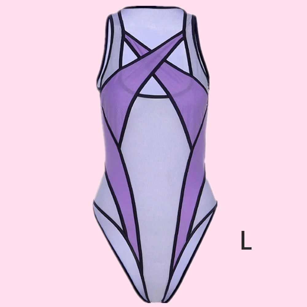 Billionm Harness Women Blue Full Body Bondage Lingerie Set Sexual