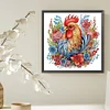 Diamond Painting-DIY Crystal Rhinestone Flower Rooster