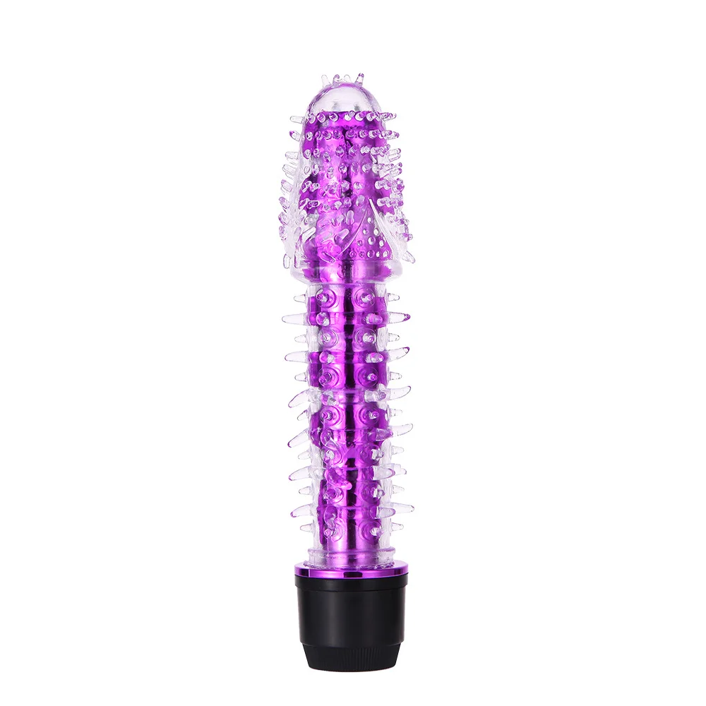 Dildo Vibrator with Tapered Tips - Rose Toy