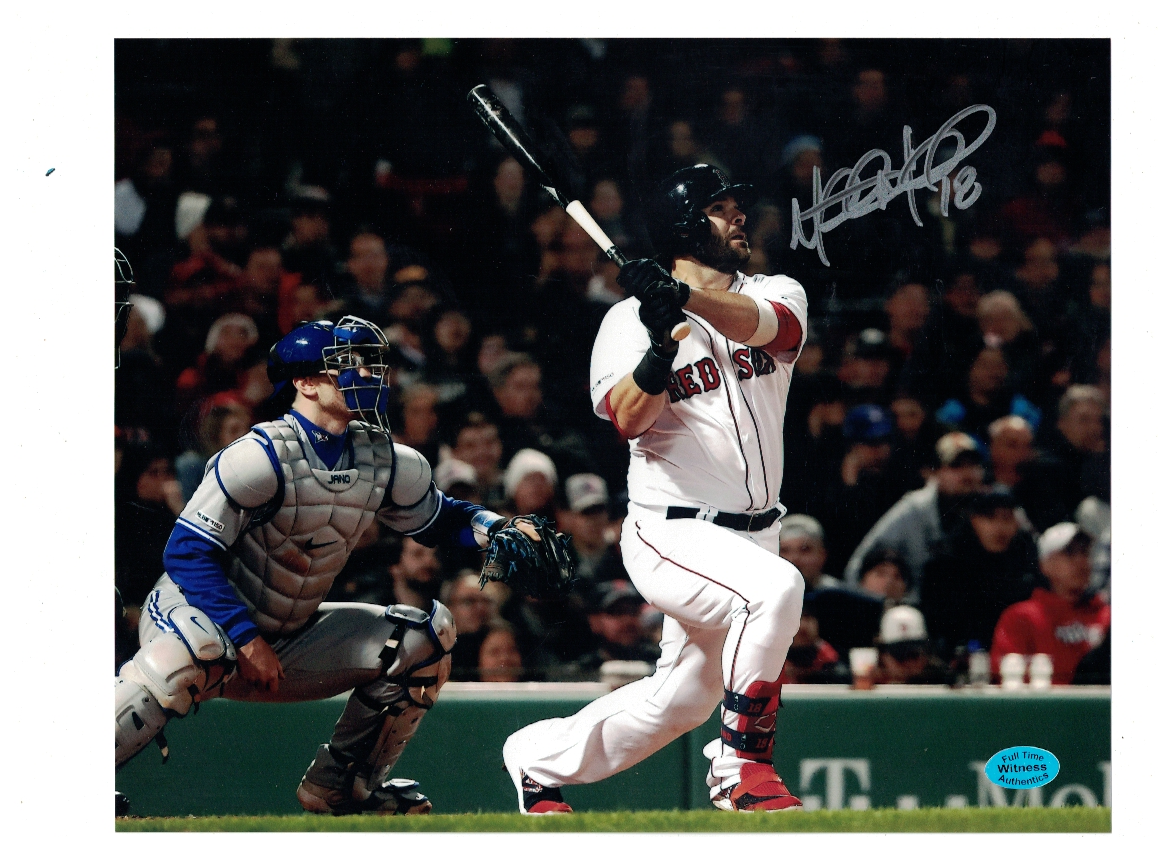 Mitch Moreland Boston Red Sox Signed 8x10 Photo Poster painting W/Our COA