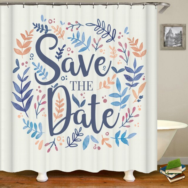 

Shower Curtain – Green Plants Flowers Leaves-180*180cm, 501 Original